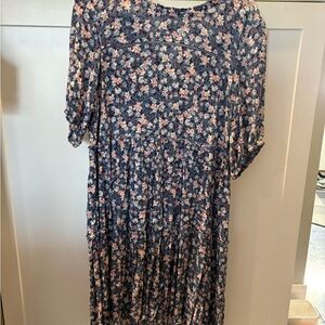 Knox Rose Blue and Pink Floral Dress